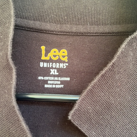 3/$5🌷 Women’s Lee Uniforms XL Black Polo - Picture 5 of 7